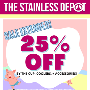 EXTENDED - 25% off 😎😎