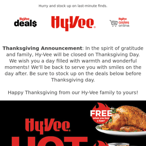 🦃 Just in Time: Last Minute Thanksgiving Deals!