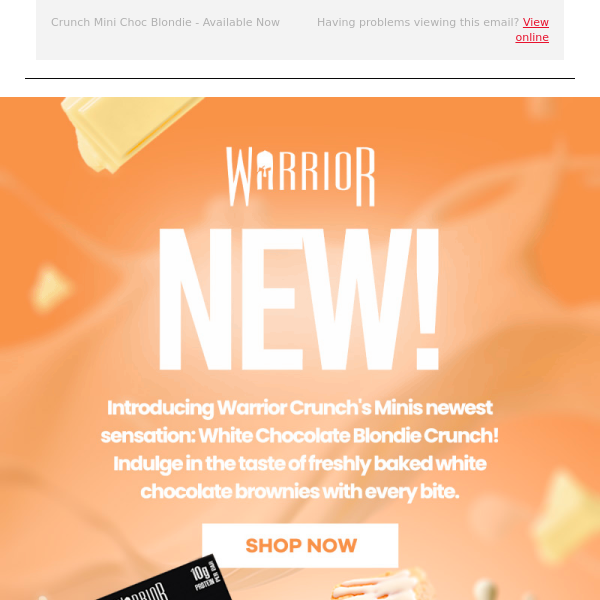 Introducing the New Warrior Crunch Bar – Available Now!