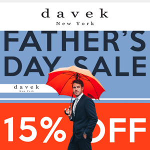 The Father's Day Sale →