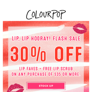 FLASH SALE 👄 Get 30% OFF lip!