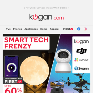 Frenzy Tech Deals: Up to 60% OFF* Drones & Security Cameras!