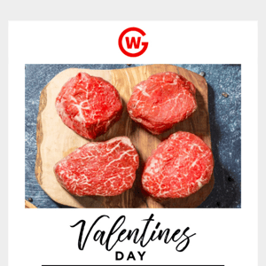 Valentine's Day Savings Continue: 15% OFF ALL Filet Mignons 💘