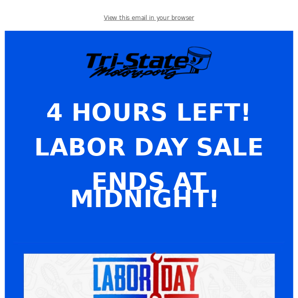 4 HOURS LEFT - Labor Day Sale