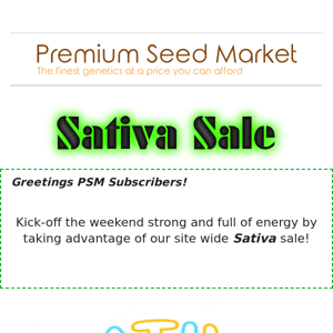 🚨 Sativa Seed Sale! 👀