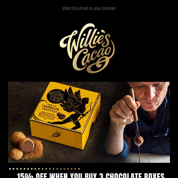 Free truffles when you spend £25