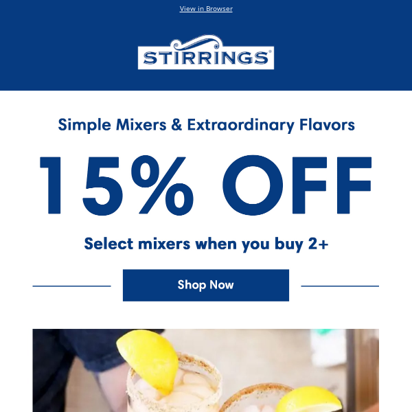 ✨ It's time to take 15% OFF select mixers!