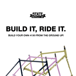 Build It, Ride It: The 4130 Frame Set Is Here