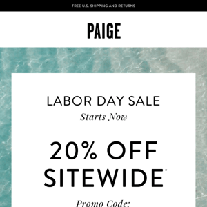 Reminder: Everything is 20% Off 🙌