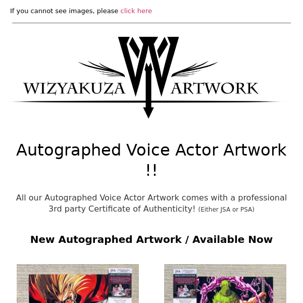 New Autographed Artwork - Ichigo, Vash, Zoro & Vegeta !! || Wizyakuza.com