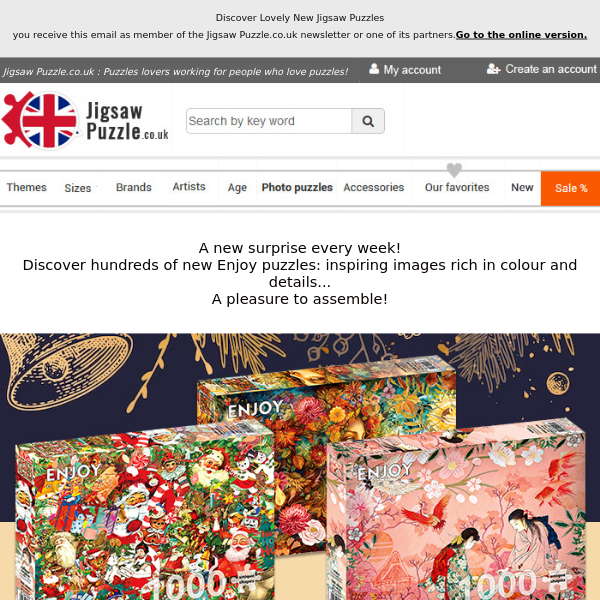 Discover Lovely New Jigsaw Puzzles