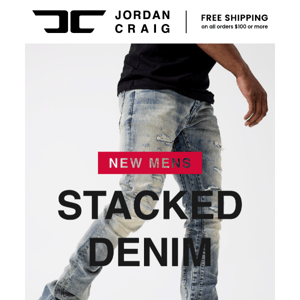 Denim that sits perfectly - New Stacked Denim Is HERE