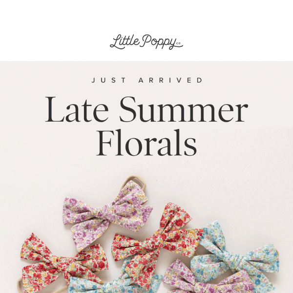 Just arrived: Lindie Florals 💐