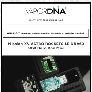 Low Stock Alert! Mission XV ASTRO ROCKETS LE Boro Box is running low.