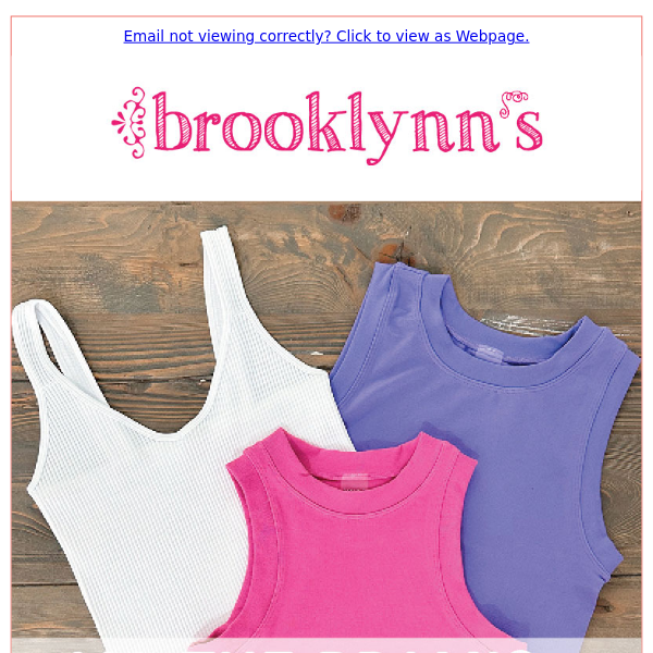 Don't miss out! $14 bramis and $18 bralettes. Shop in-store or online at www.brooklynns.com.