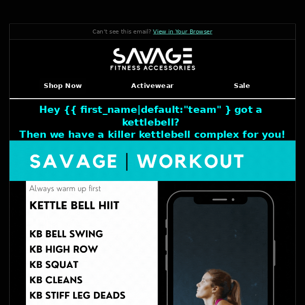 Savage Fitness Accessories We have a Savage workout waiting for you! 💪