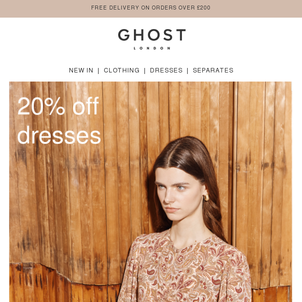 20% Off Dresses