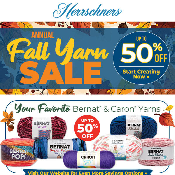 ⏳ Time is Running Out. NEW Yarns Up to 50% OFF. 