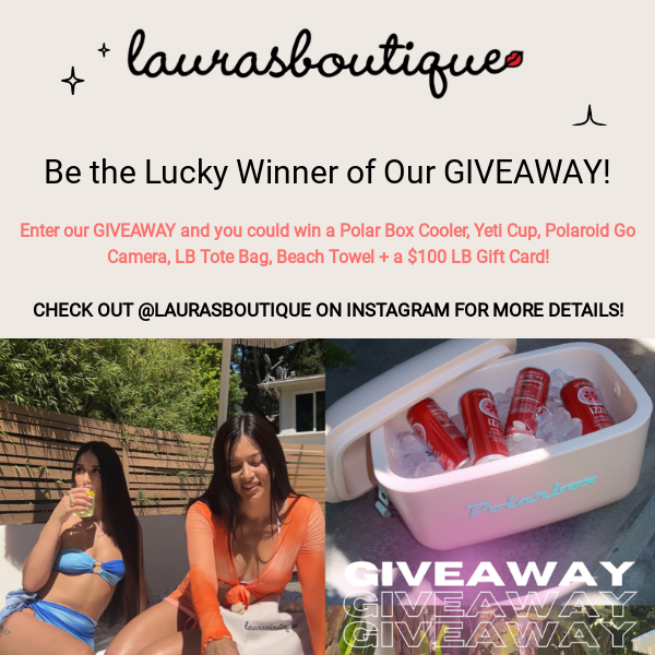 LB GIVEAWAY! DON'T MISS OUT!