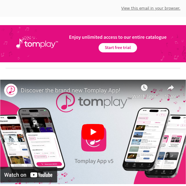 🎶 Discover the brand new version of our Tomplay app! 🚀