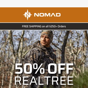 Limited Time: 50% off Realtree Camo