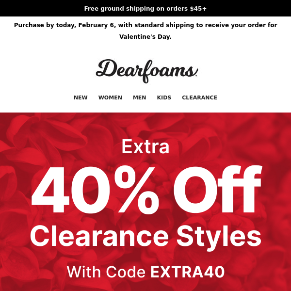 Limited-Inventory—Extra 40% off All Clearance Styles