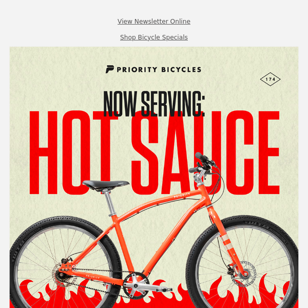 Now Serving: HOT SAUCE 7-Speed Retro MTB