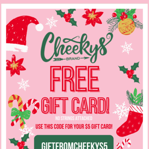 Free Gift Card!😍