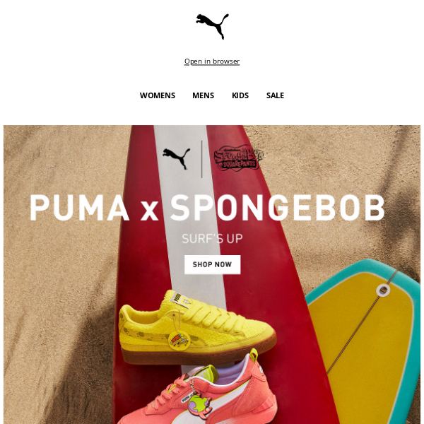 PUMA x SPONGEBOB SQUAREPANTS Collection Out Now 😎 