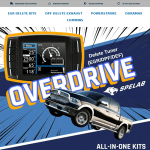 OVERDRIVE, the only kit you need for your truck！