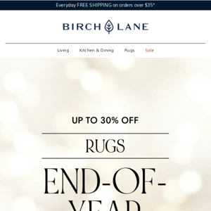 Rugs ➔ SAVE UP TO 30% ➔