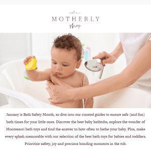 Dive into Bath Safety Month for safe & fun bath times!