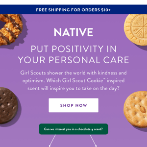 Your guide to Girl Scout Cookie™ inspired scents