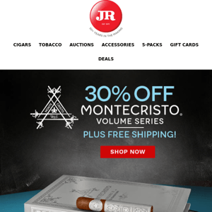 Outstanding! 30% off Montecristo Vol 1 and Vol 2 + Free Shipping!