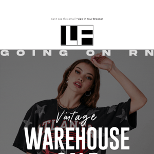 Vintage Warehouse Sale Going on RN 🚨