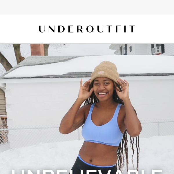 You won't believe it ❄️☃️❄️ - Underoutfit