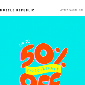 UP TO 50% OFF SITEWIDE 🐣🧡💗