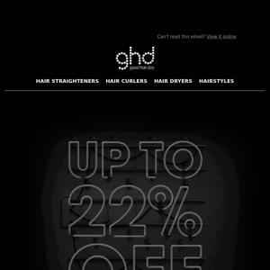 Black Friday Exclusive 👀 23% OFF on ghd Original styler!