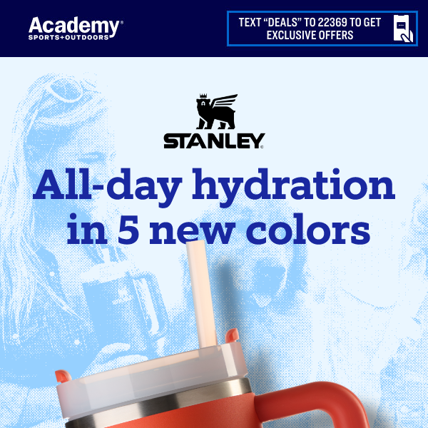 📣 NEW Colors in Stanley Drinkware