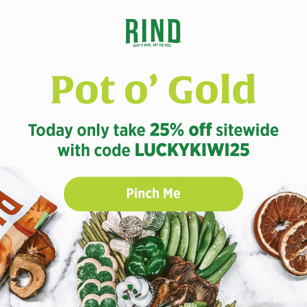 25% off for St. Patrick’s Day🍀