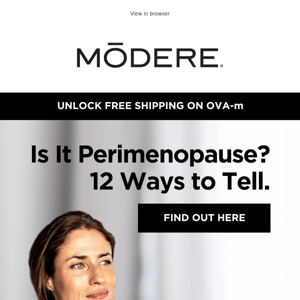 Is it perimenopause? 12 Ways to tell.