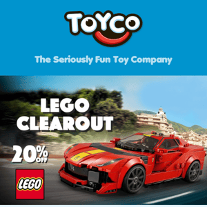There's still time! ⏰ LEGO Clearout Sale Ends Tonight!