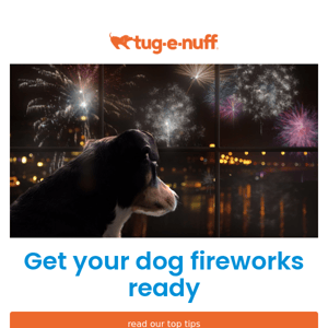 Are you fireworks ready? Is your dog? 🐾