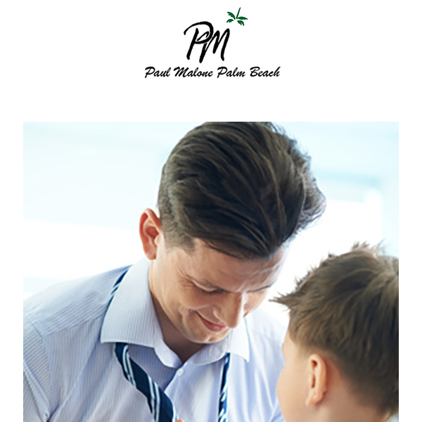 20% OFF Fathersday Special by Paul Malone Palm Beach