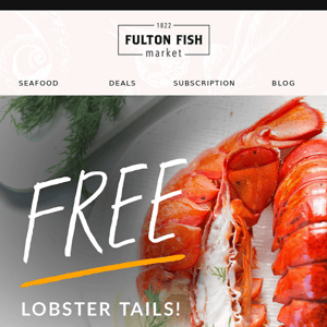 Mother's Day gift idea: FREE lobster tails🦞