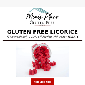 Gluten-Free Licorice on Sale Now!