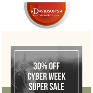 Cyber Week Super Sale!