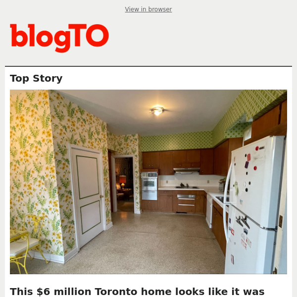 The latest from blogTO