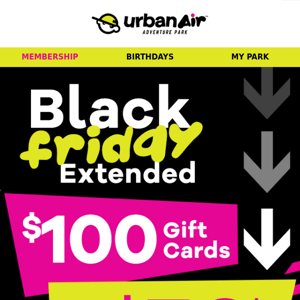 🎉 Offer Extended! Get $100 Gift Cards for Only $50!