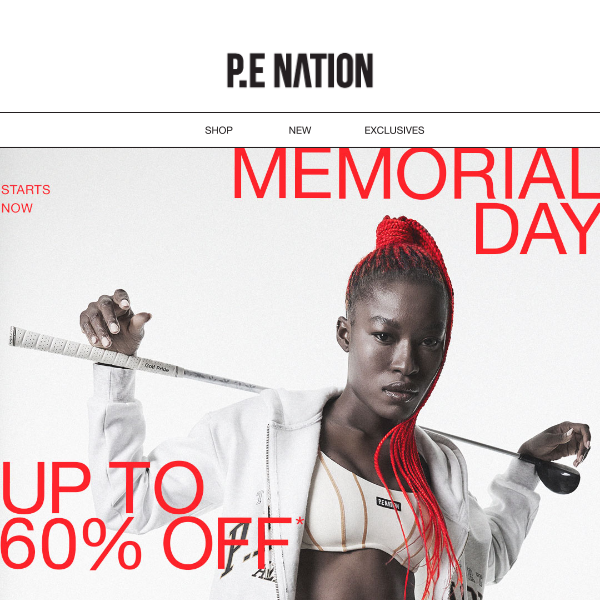 MEMORIAL DAY SALE STARTS NOW